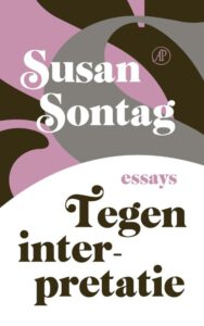 kaft van tegen interpretatie van Susan Sontag
